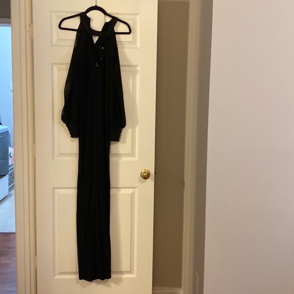 NWT ABS by Allen schwartz formal black dress